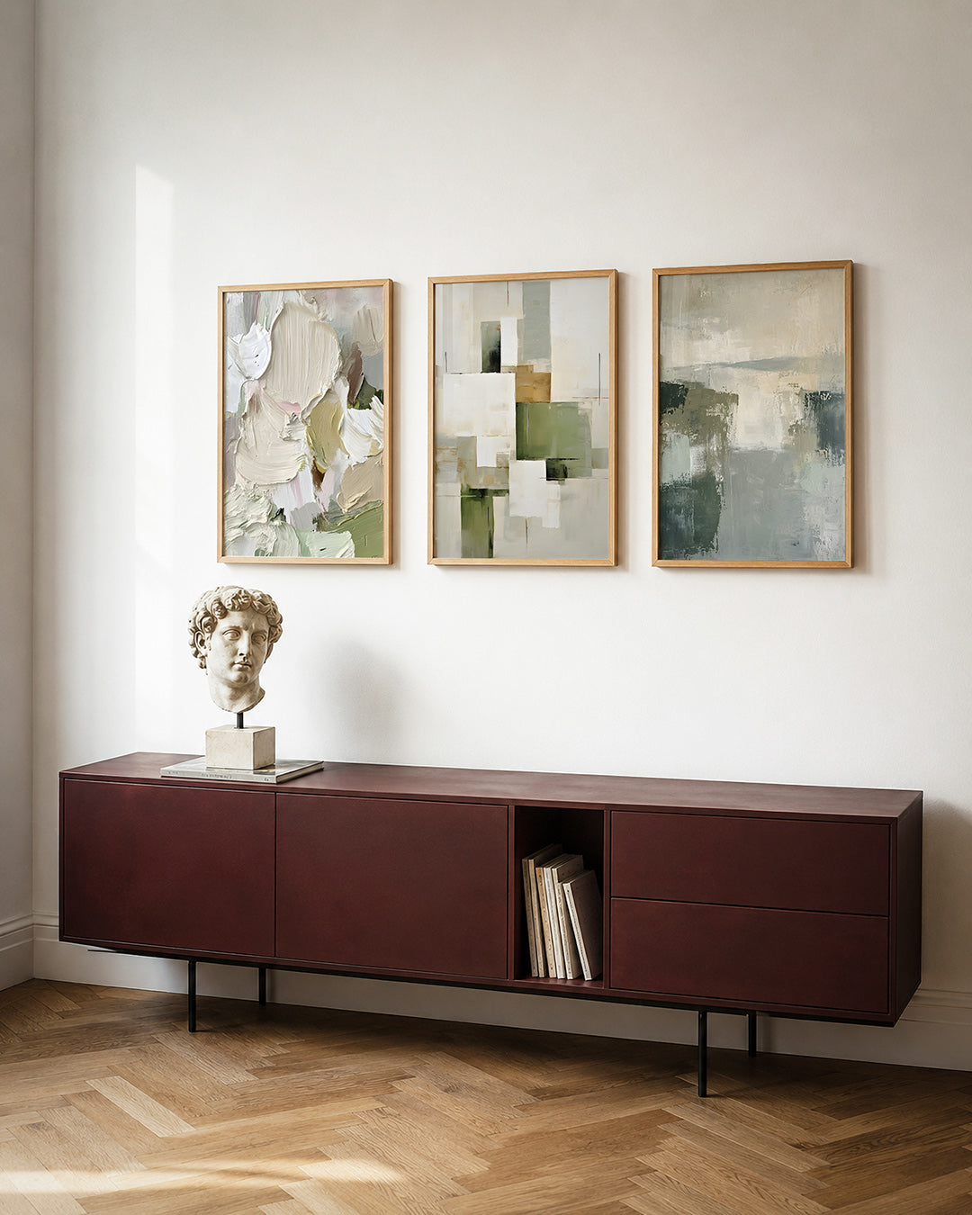 Kleurige textuurvlakken Posterset
