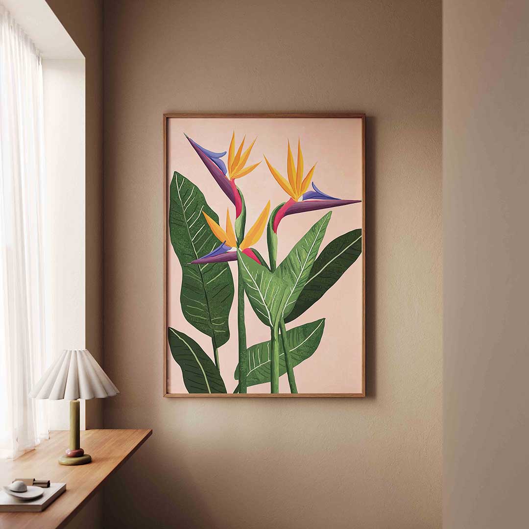 Tropische bloemen Poster