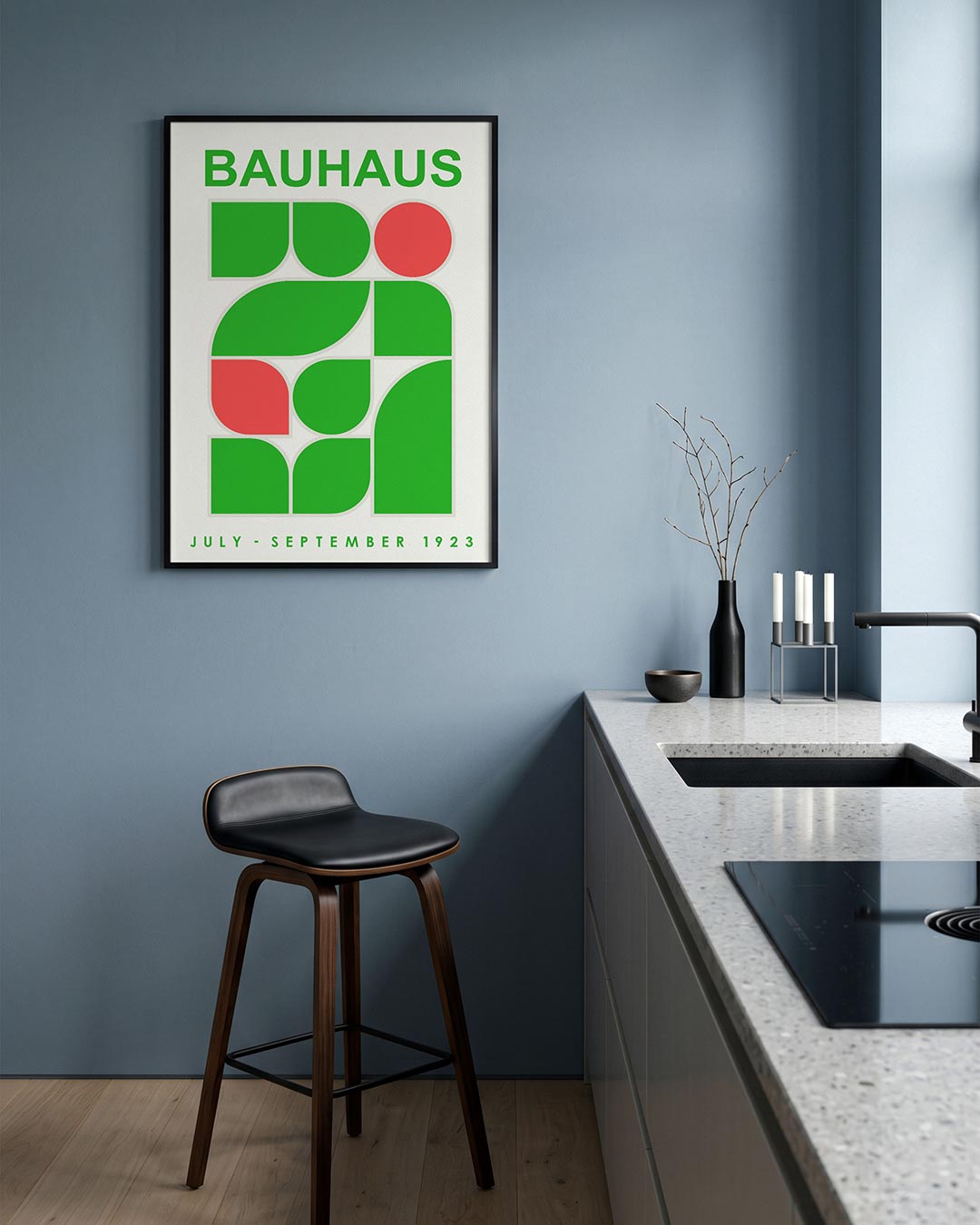 Vormen en vlakkenspel Poster