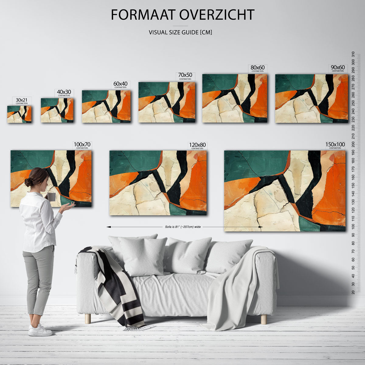 Abstracte vormen Poster