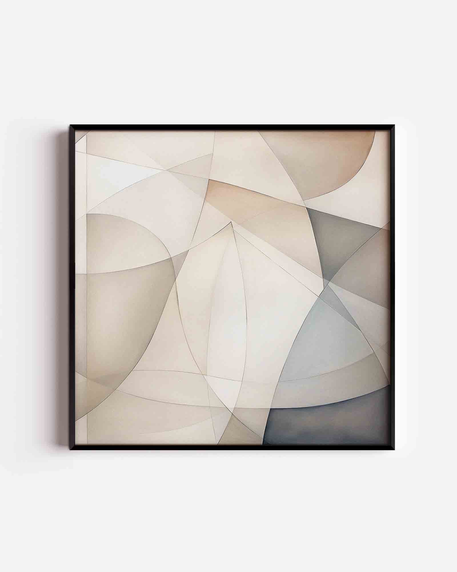 Abstracte vormen Poster
