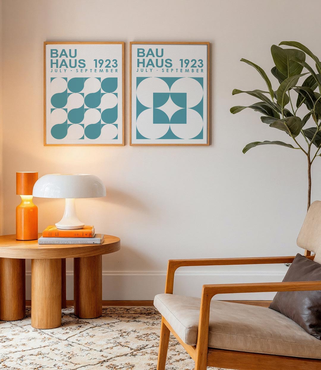 Vorm en kleurenspel Posterset