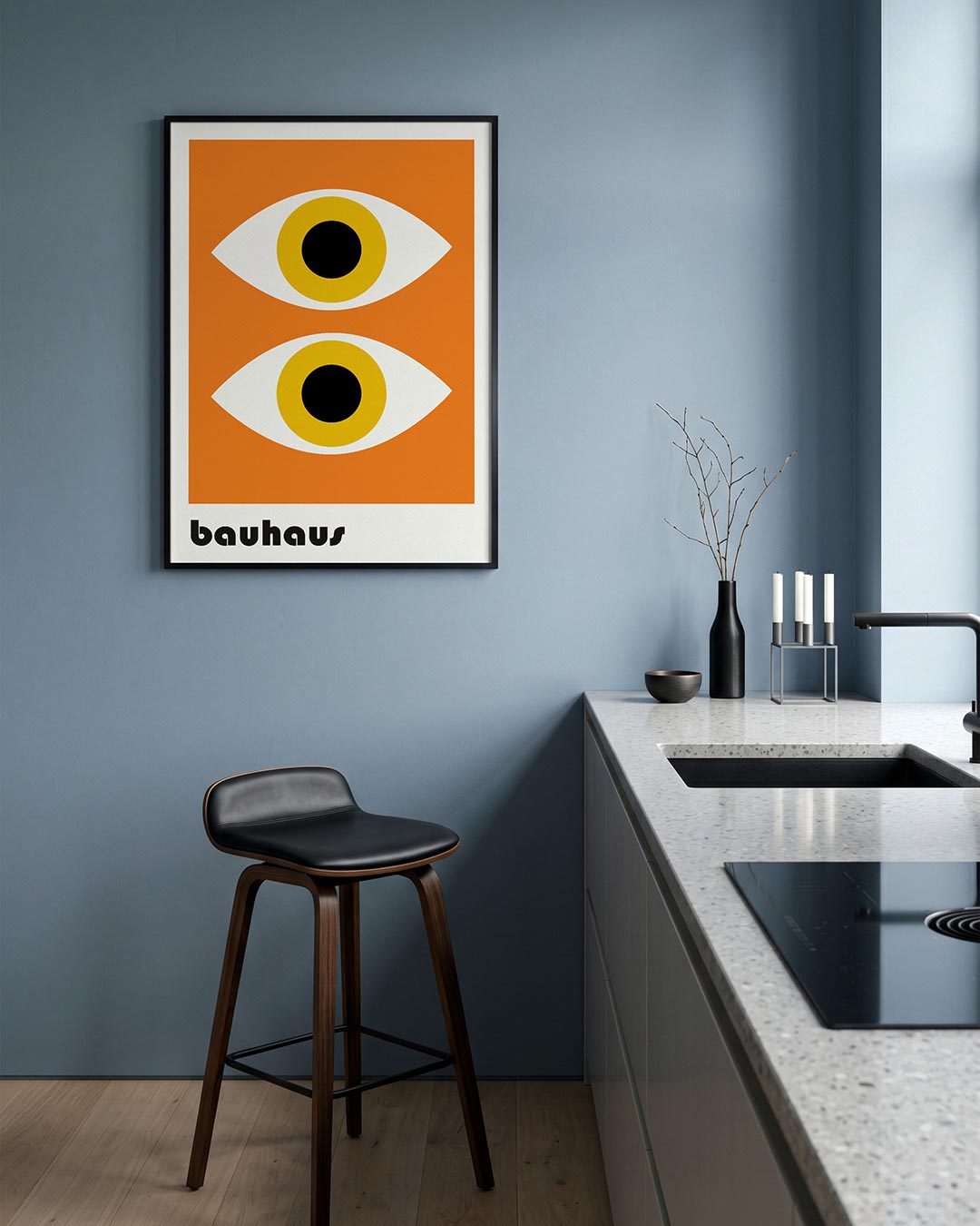 Oogvormen en kleur Poster