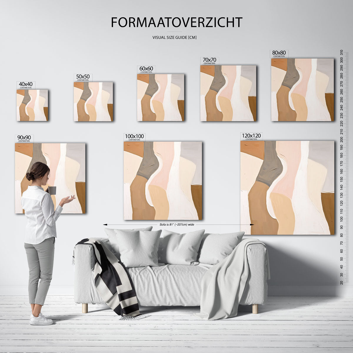 Abstracte vormen Poster