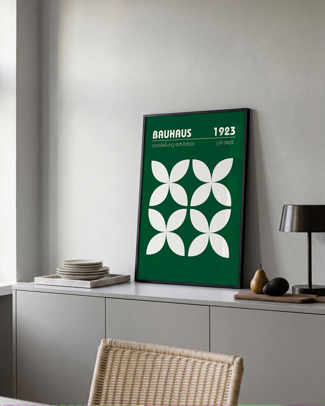 Vormritme en kleur Poster