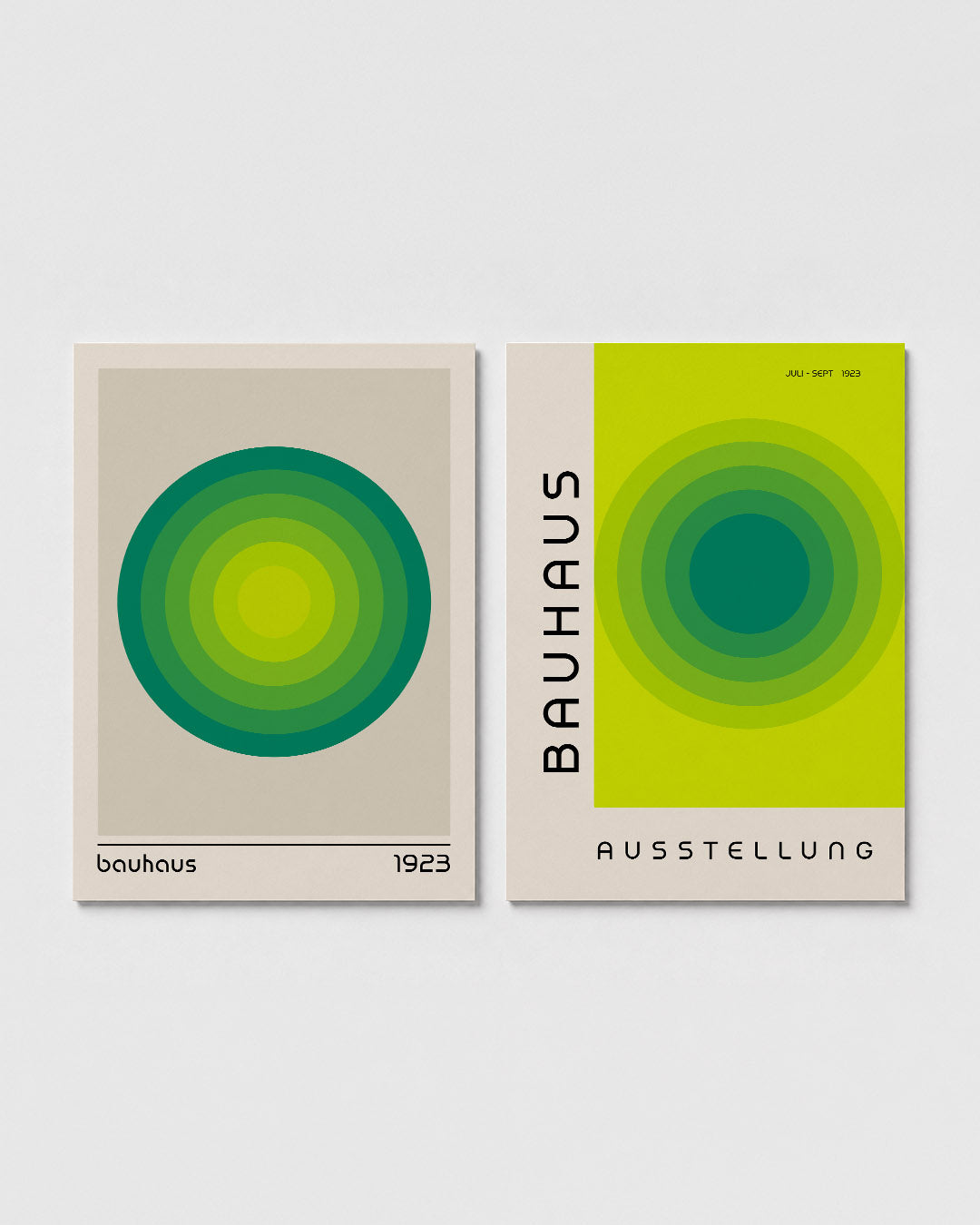 Cirkelvormige kleurvlakken Posterset