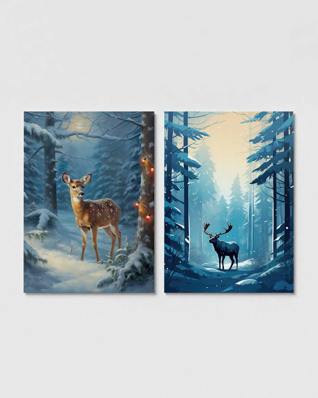 Winterse bosdroom Posterset