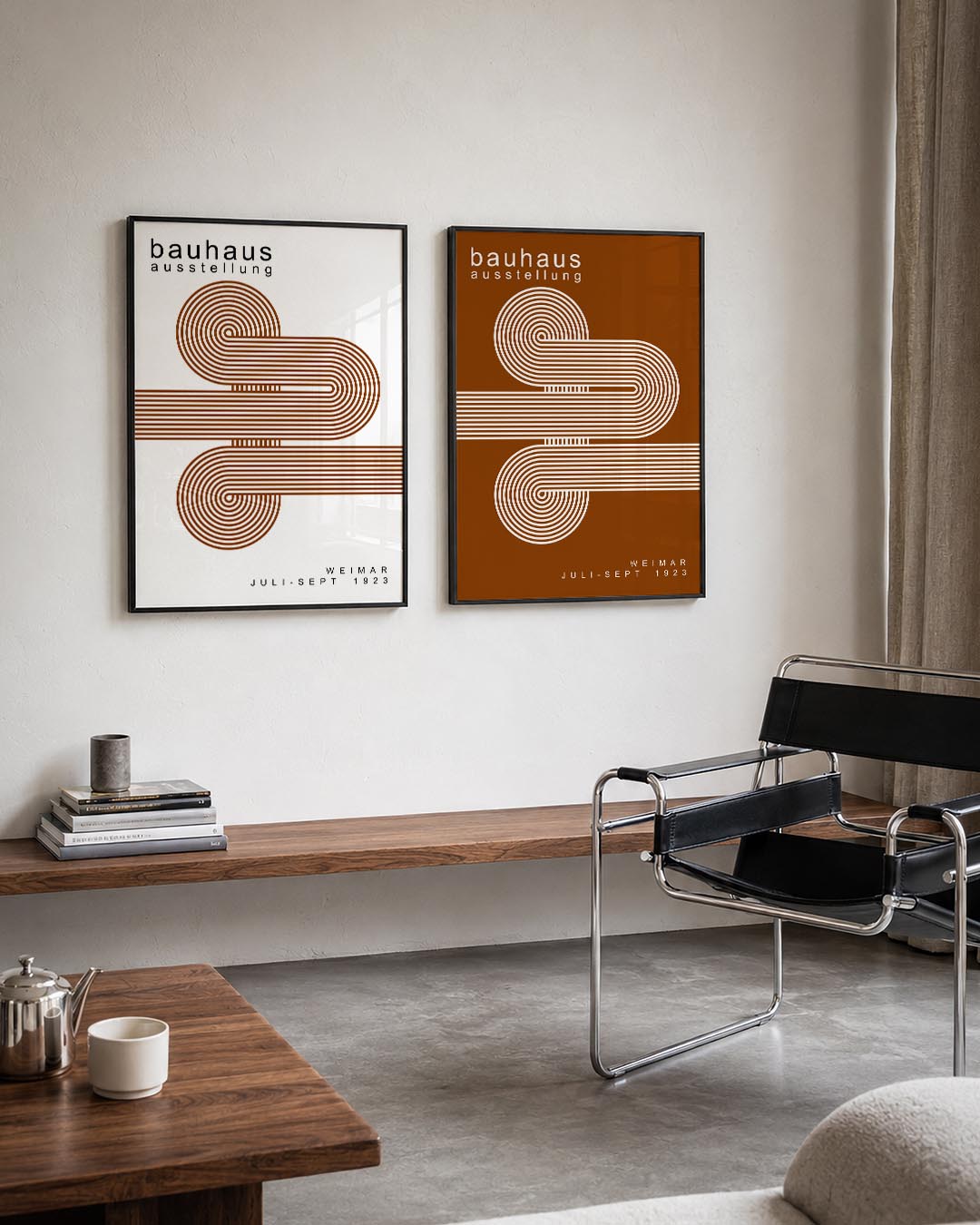 Lijnenspel en cirkelvormen Postersets