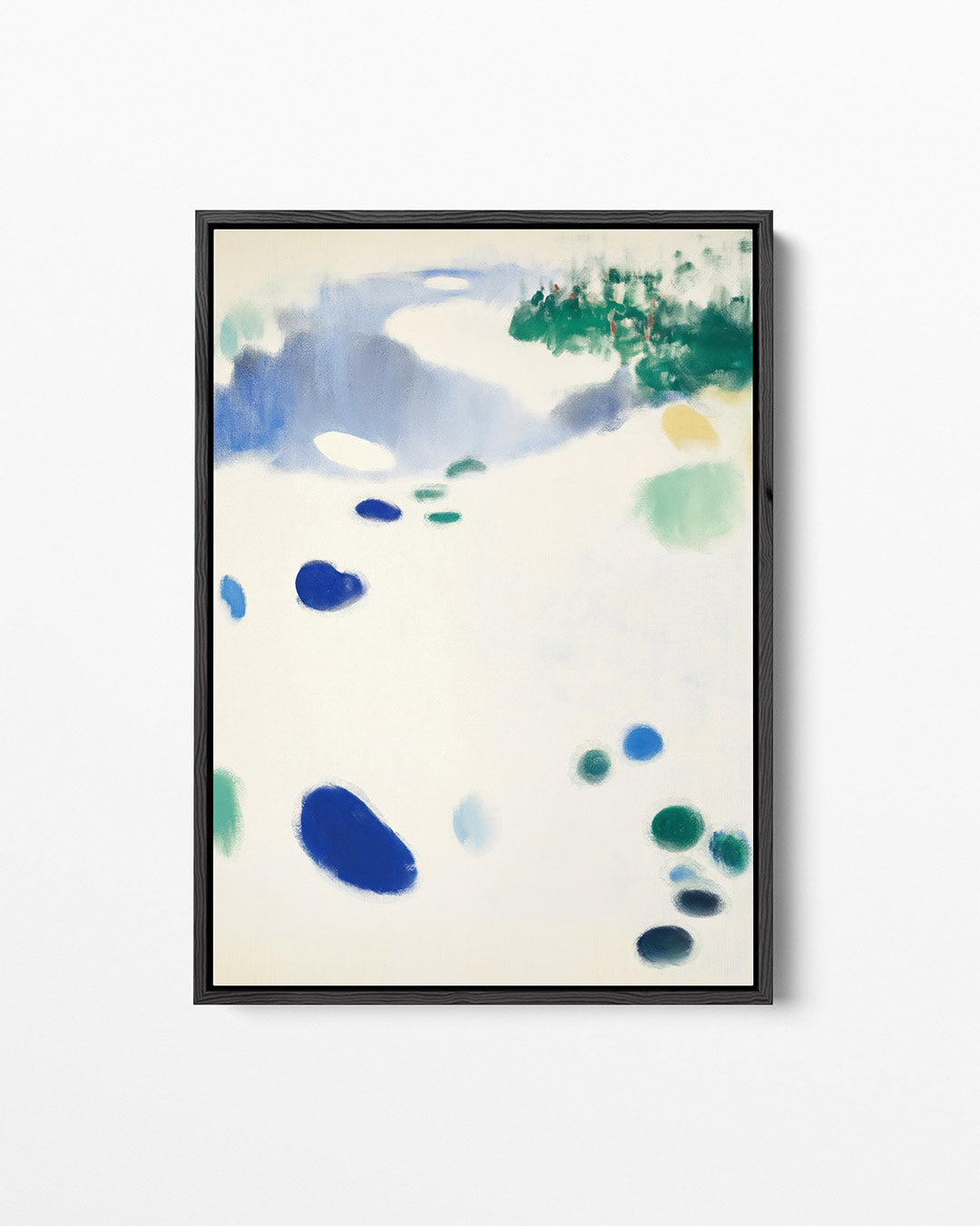 Vloeiende kleurencompositie Kunstwerk