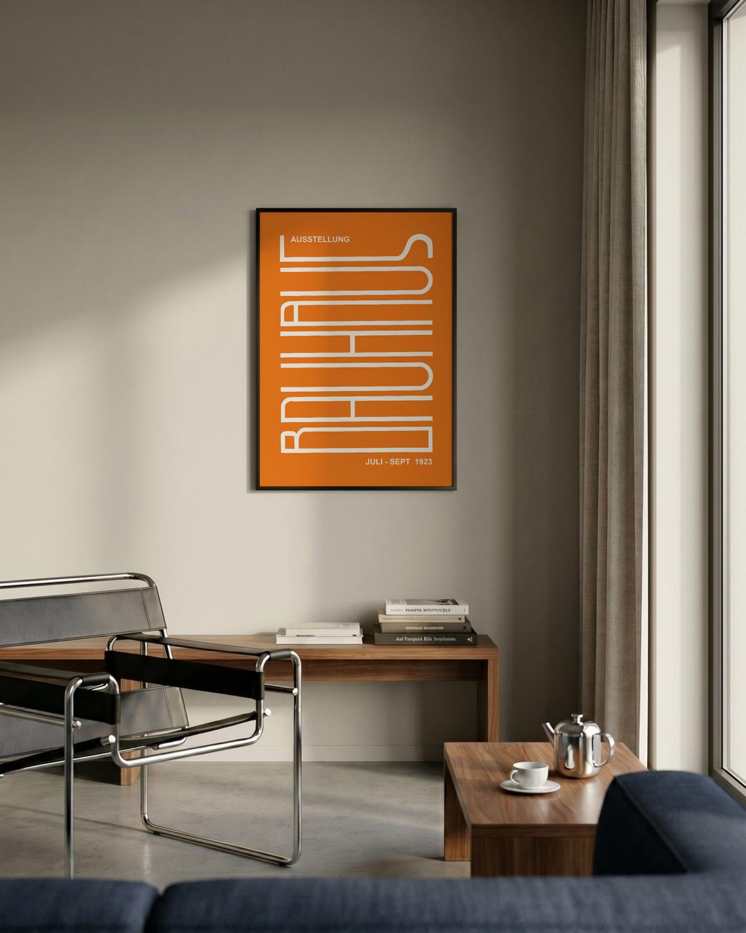 Lijnen en kleurvlakken Poster