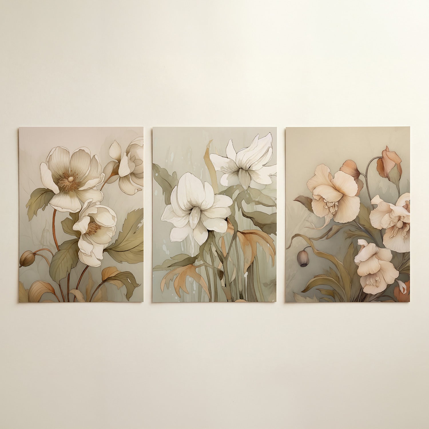 Bloemrijke elegantie Posterset