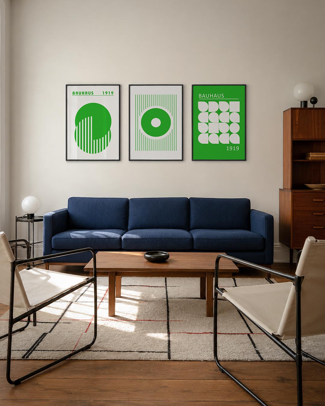 Groene cirkelpatronen Posterset