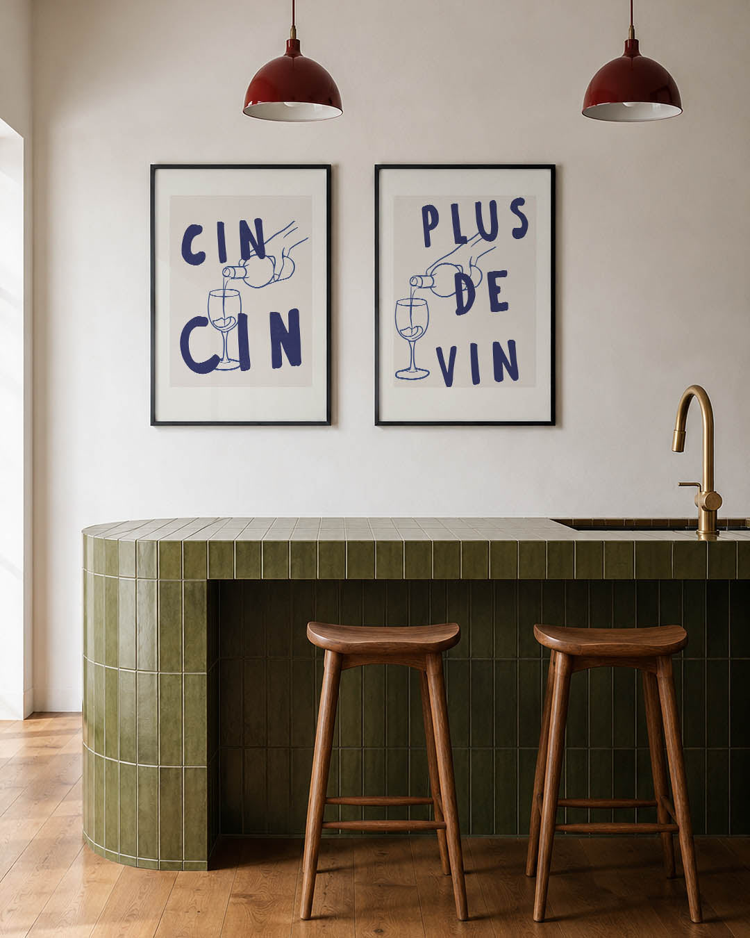 Vorm en cheers Posterset