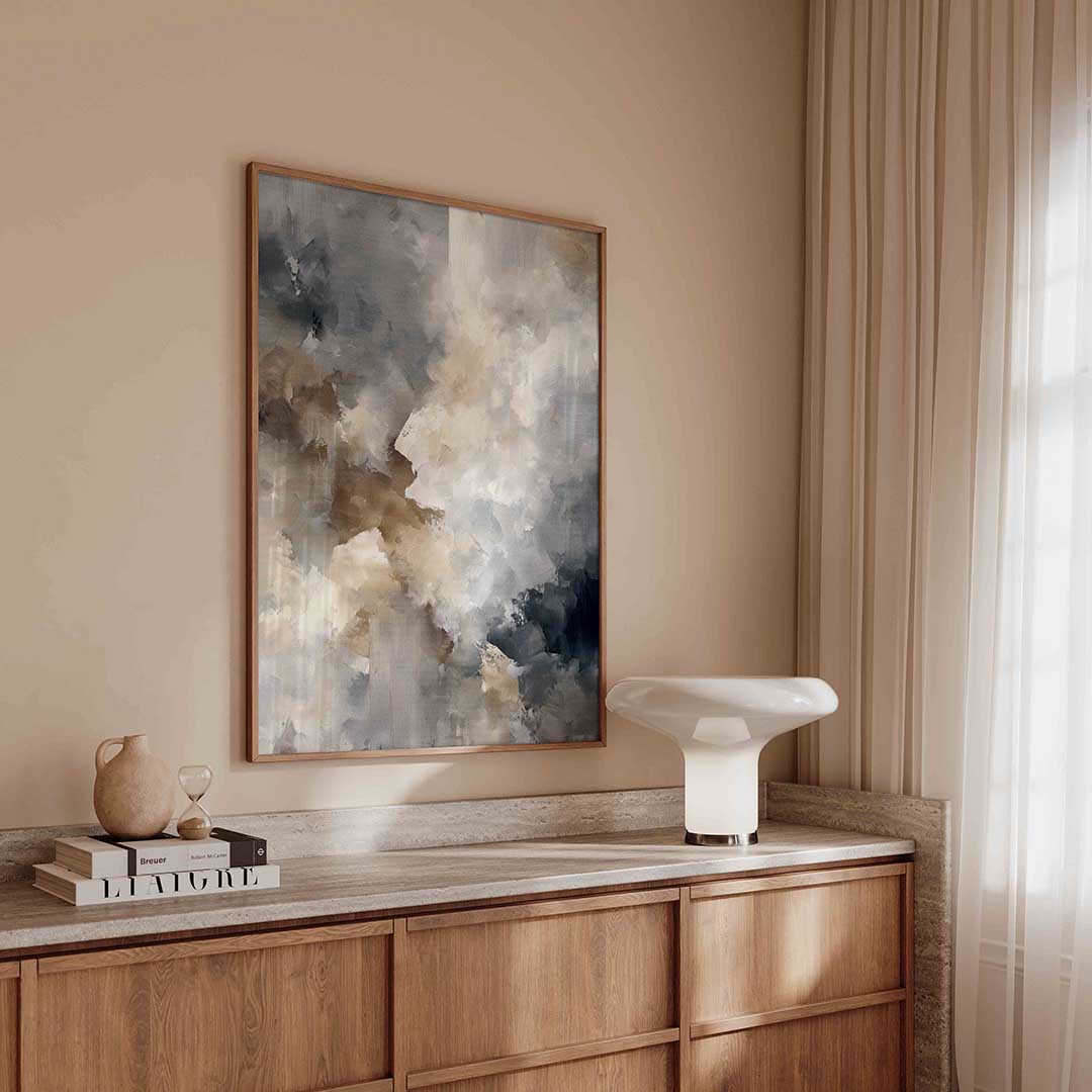 Abstracte wolken Poster