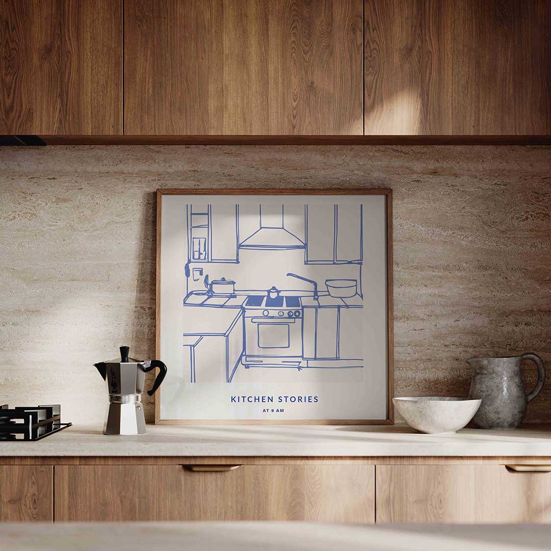 Keuken schets Poster