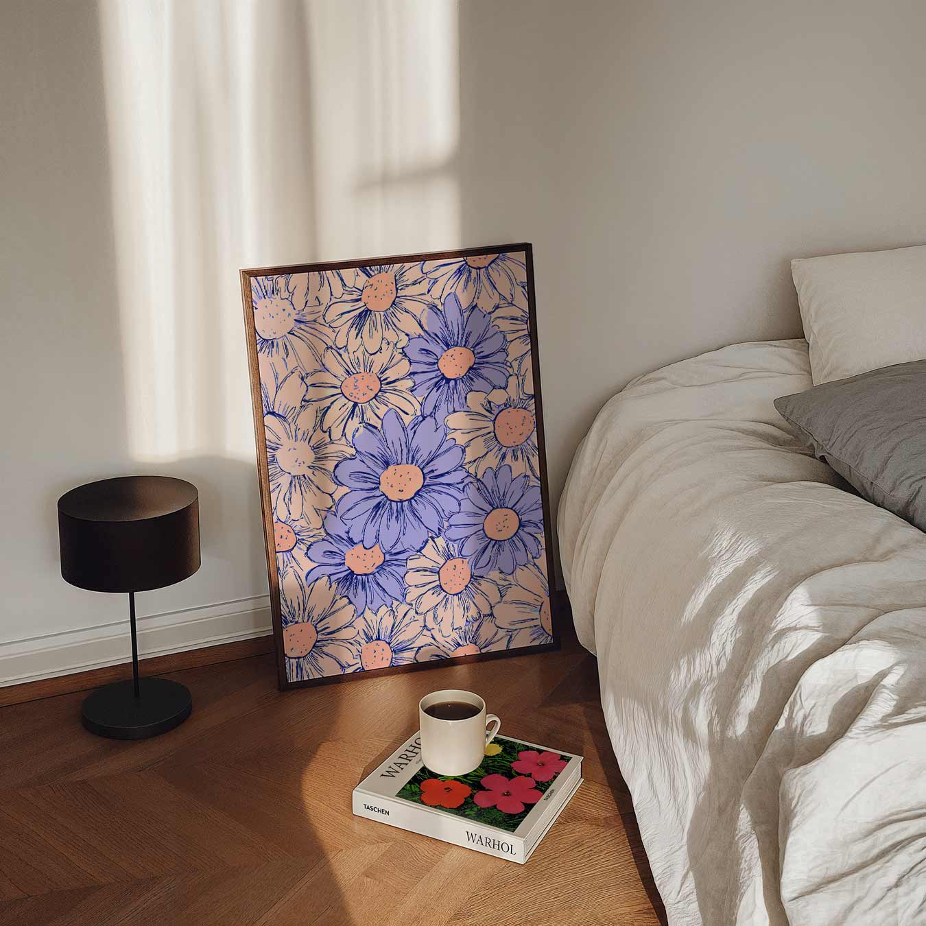 Vrolijke Bloemenpracht Poster-WallArtistic