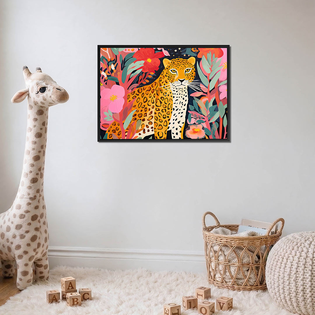 Kleurrijke dierenwereld Kunstwerk