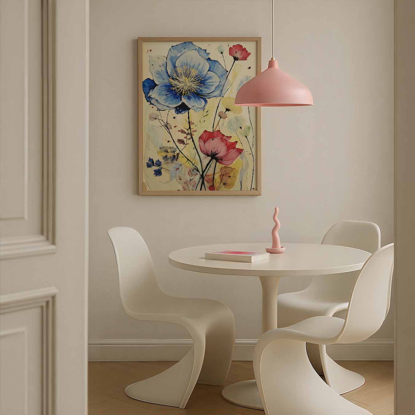 Bloemenpracht in Kleurrijke Harmonie Poster-WallArtistic