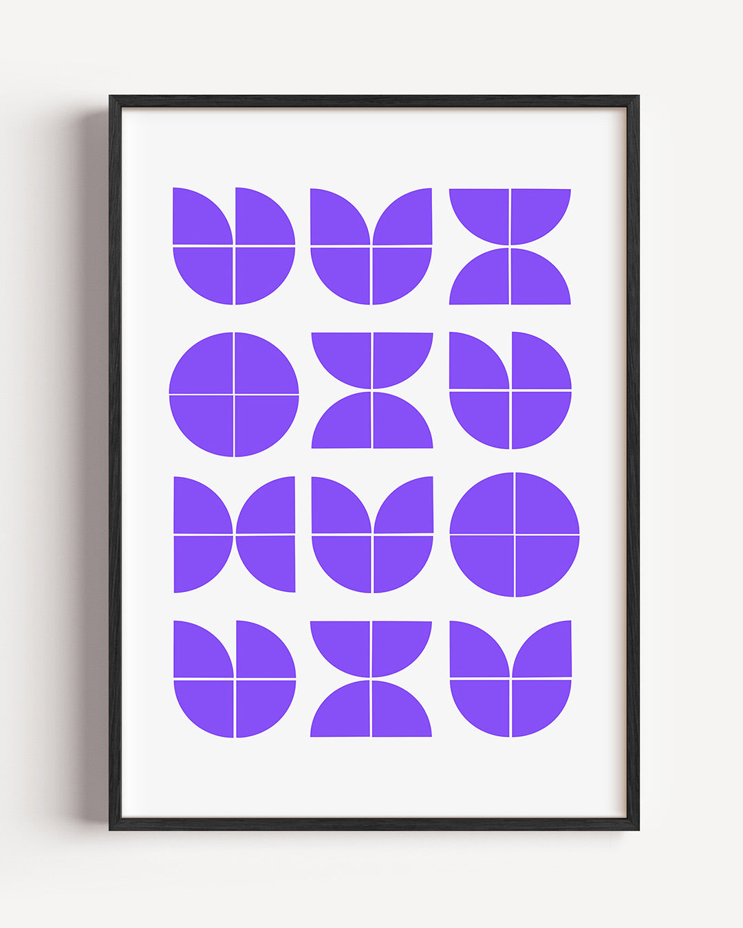 Vormritme en kleur Poster