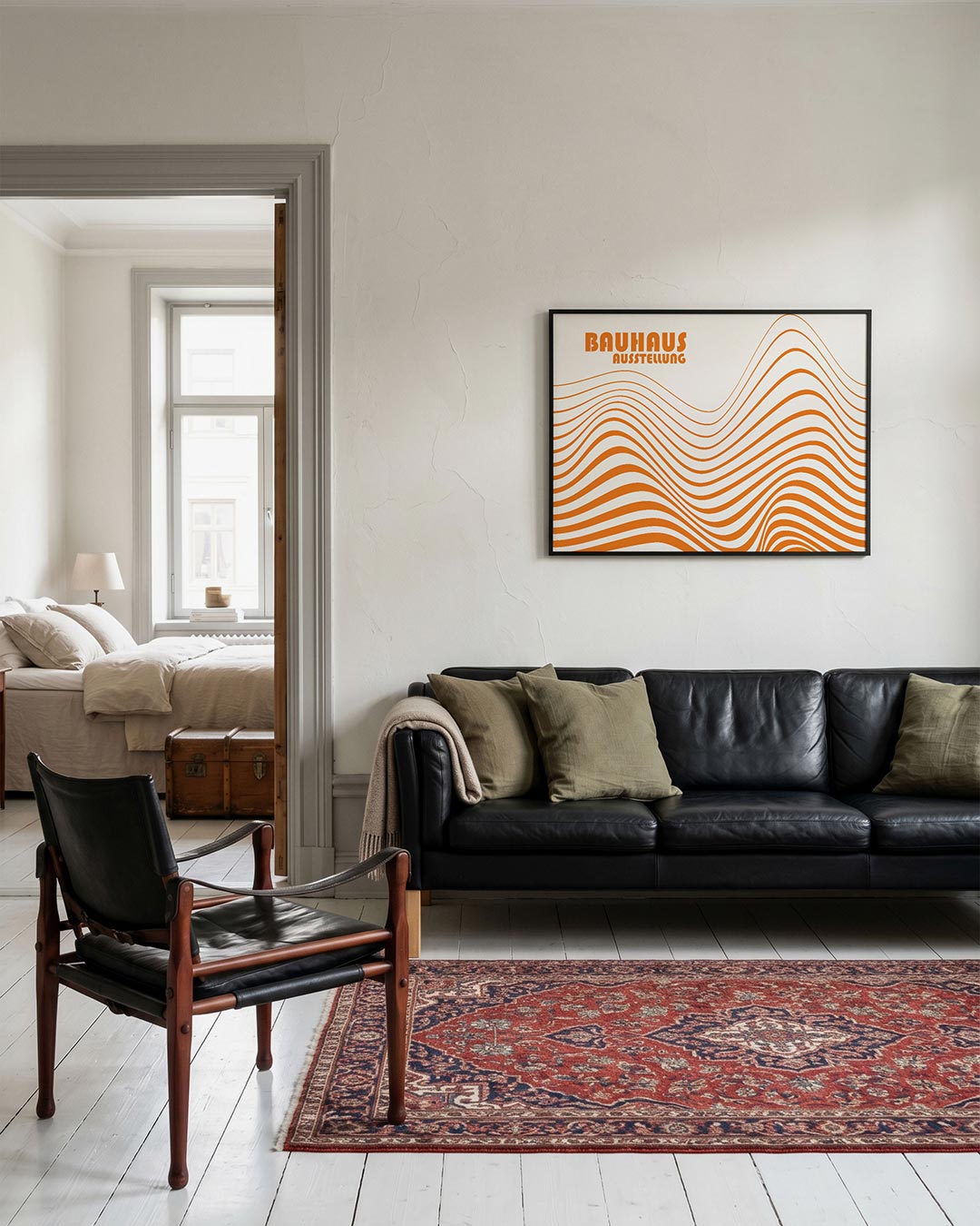 Golvend lijnenspel Poster