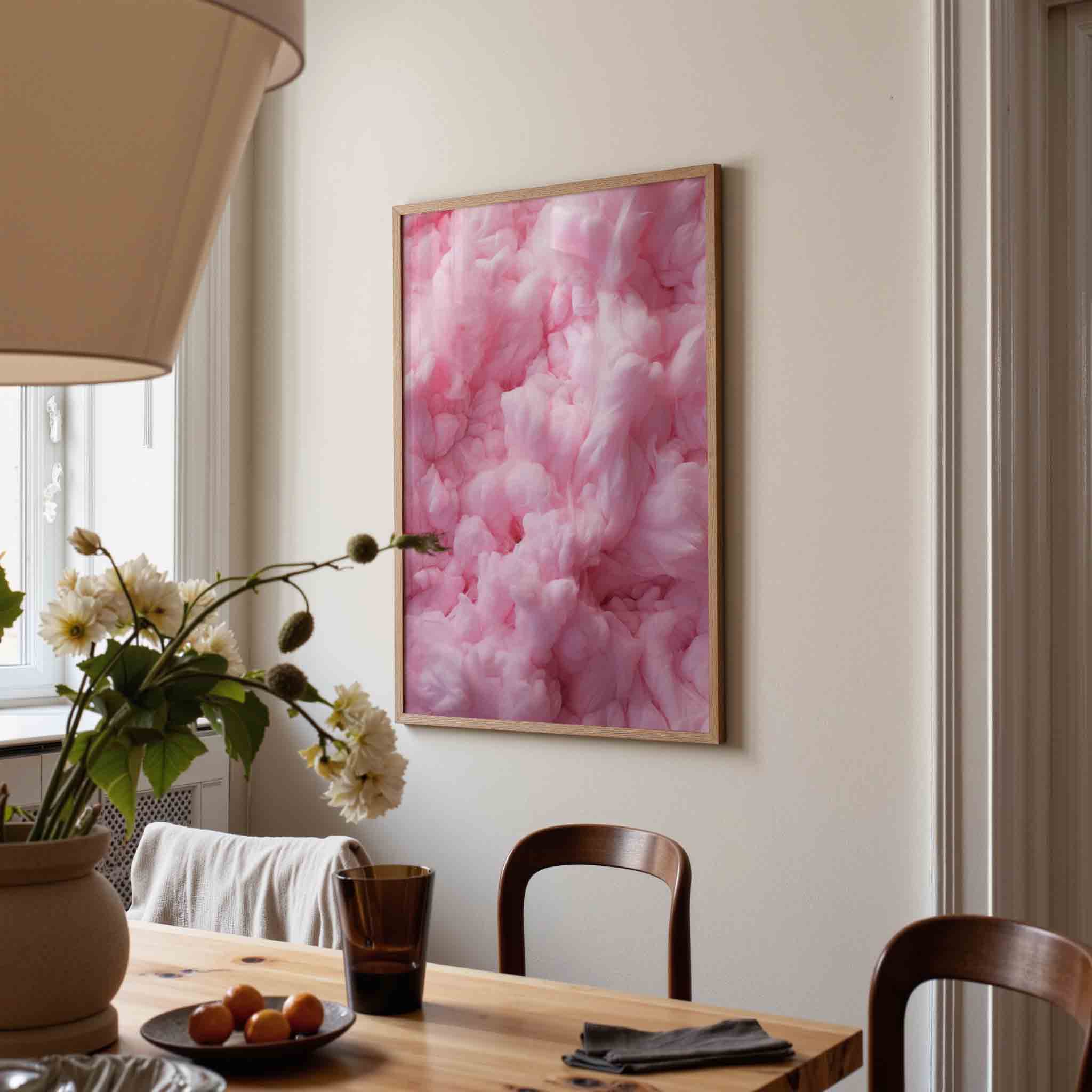 Roze wolken Poster