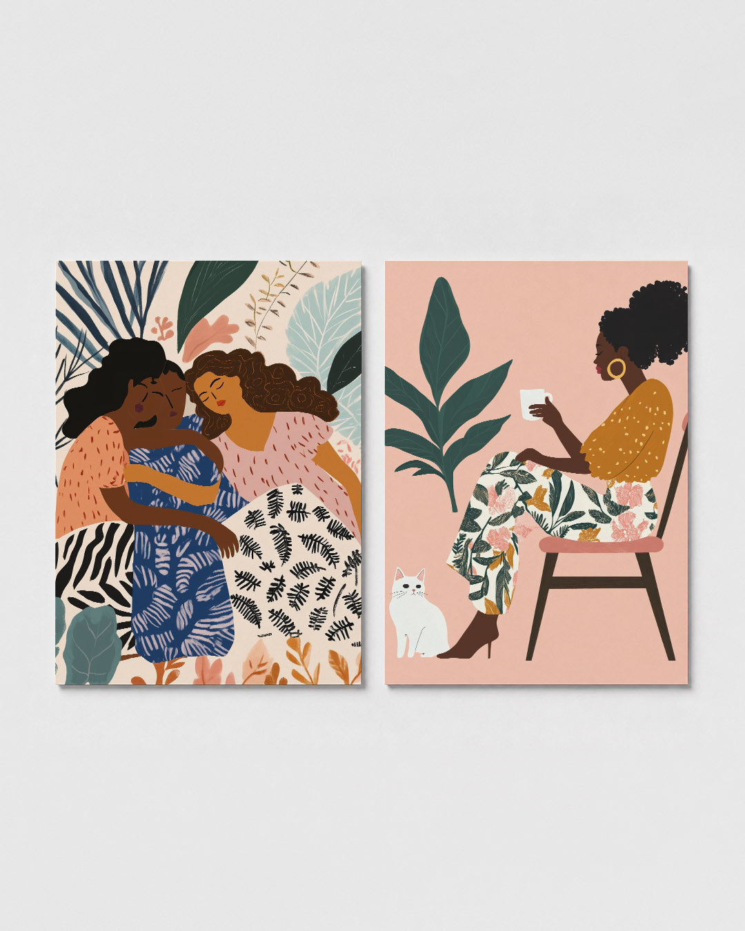 Vormen en vriendschap Posterset