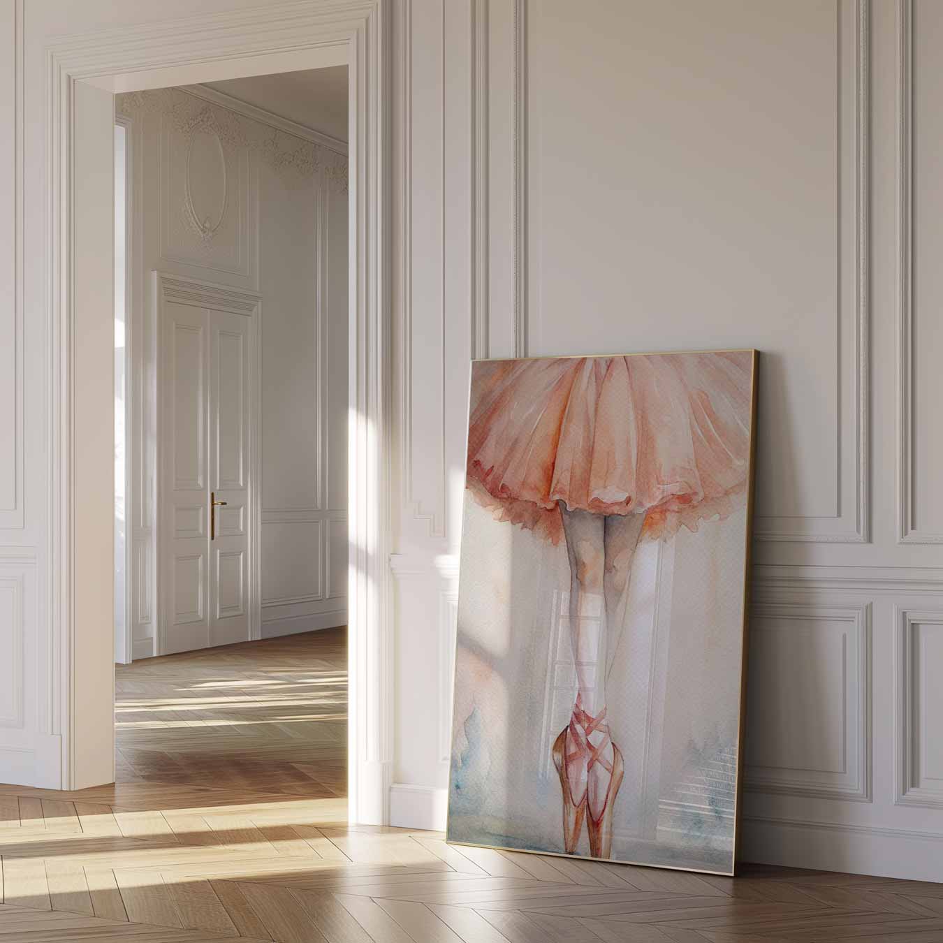Elegante Ballerina Poster-WallArtistic