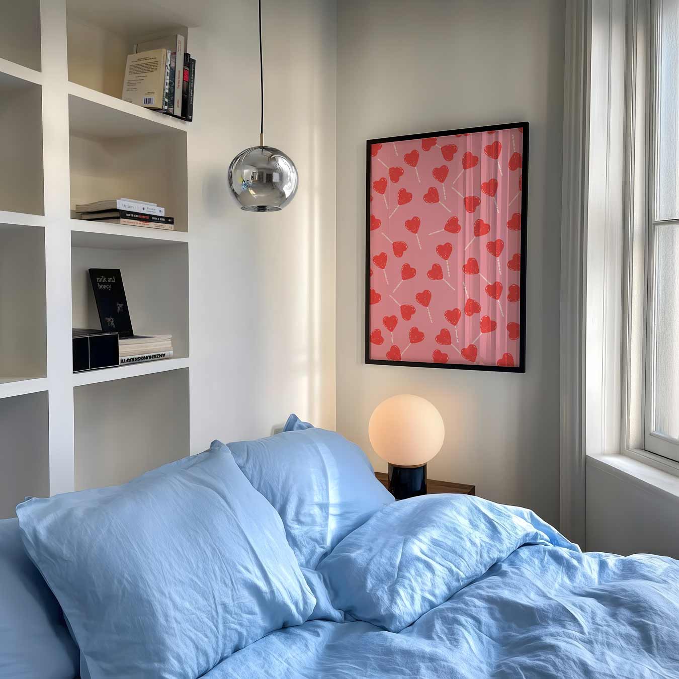 Zoete Hartjes Lolly Poster-WallArtistic