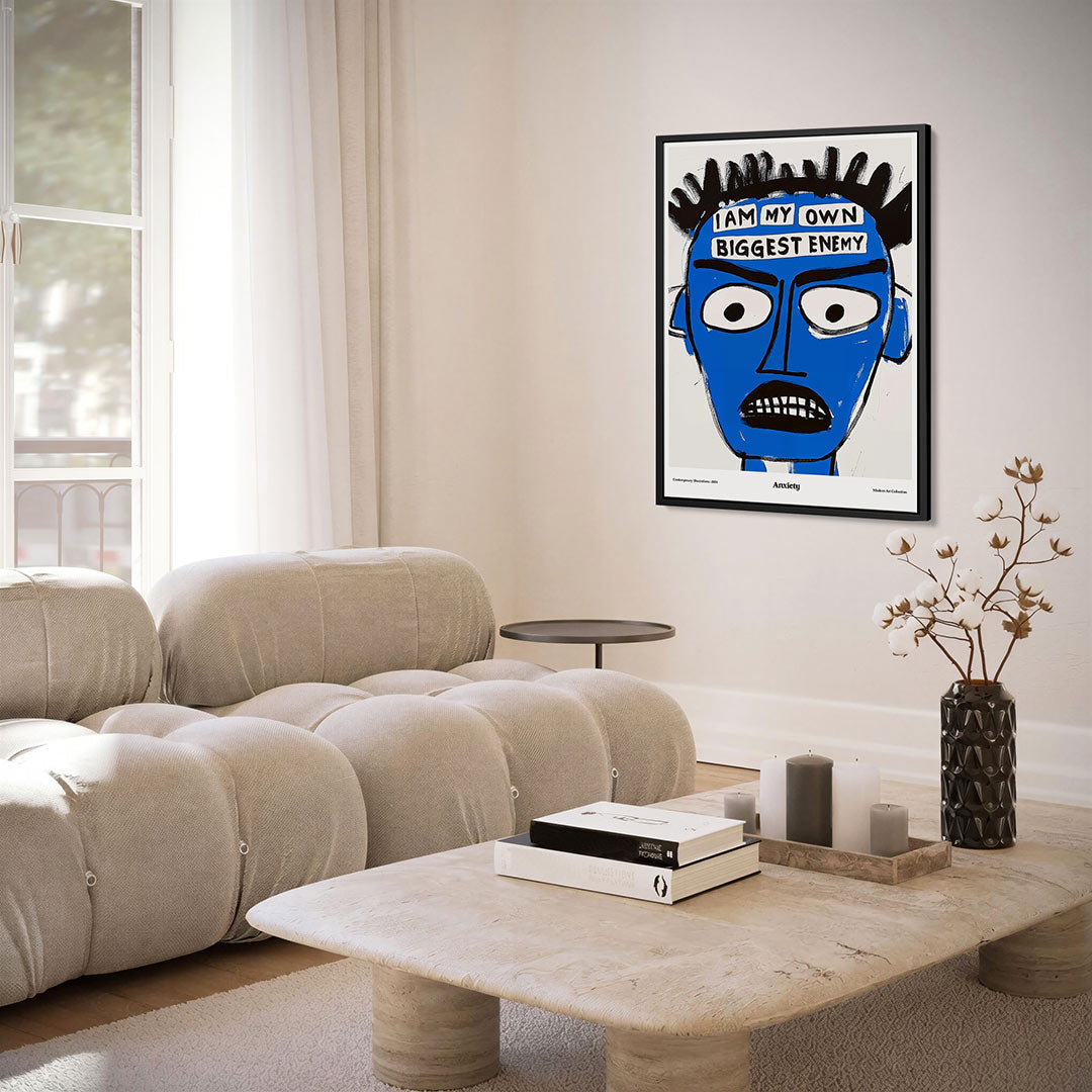 Gezichtsuitdrukking Kunstwerk