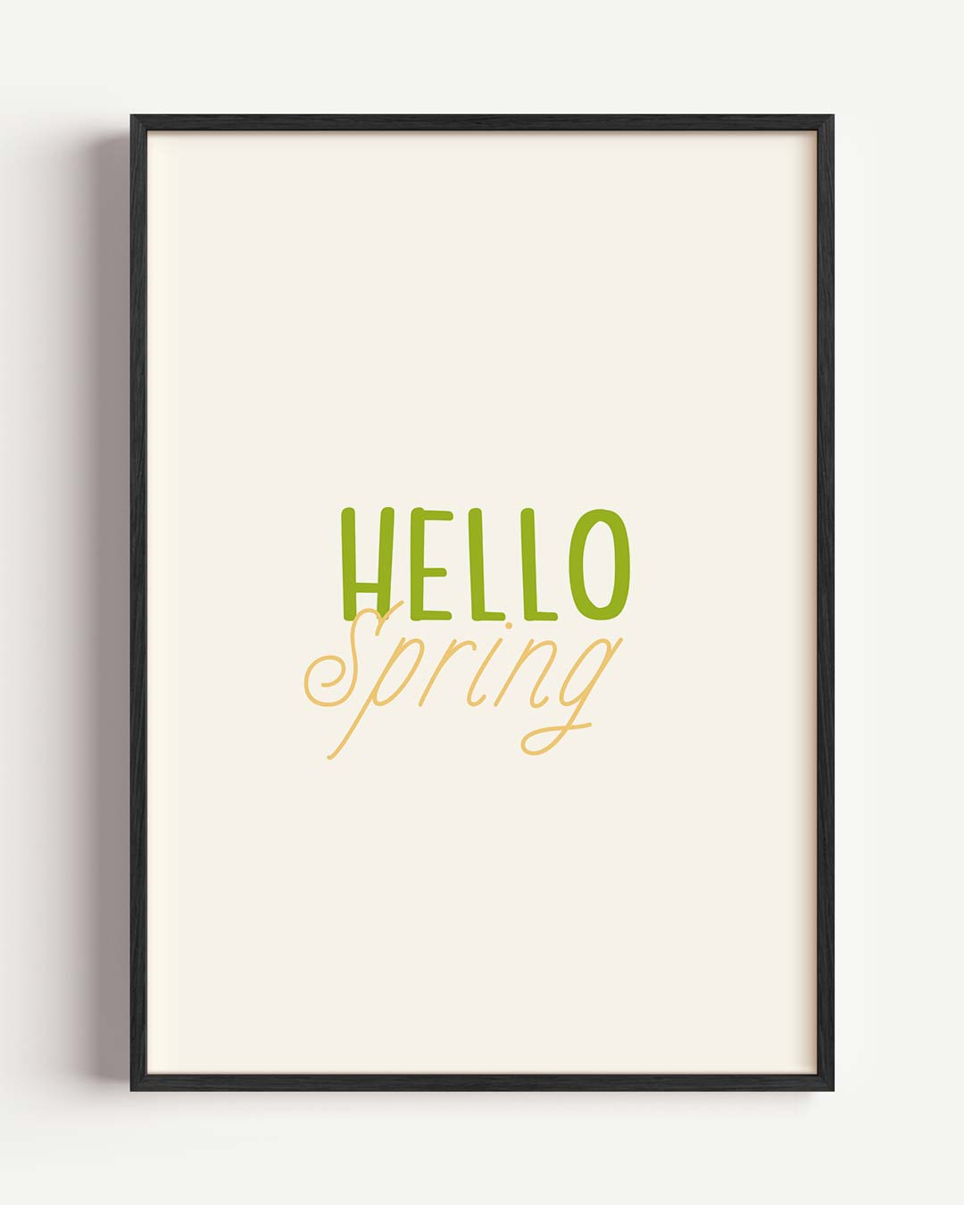 Hello Spring Poster-WallArtistic