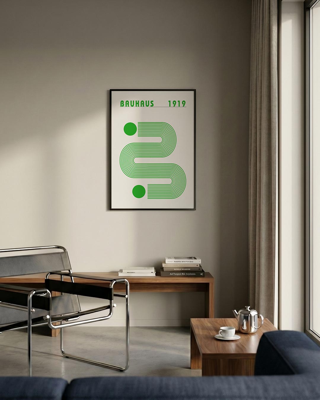 Lijnenspel en vormen Poster