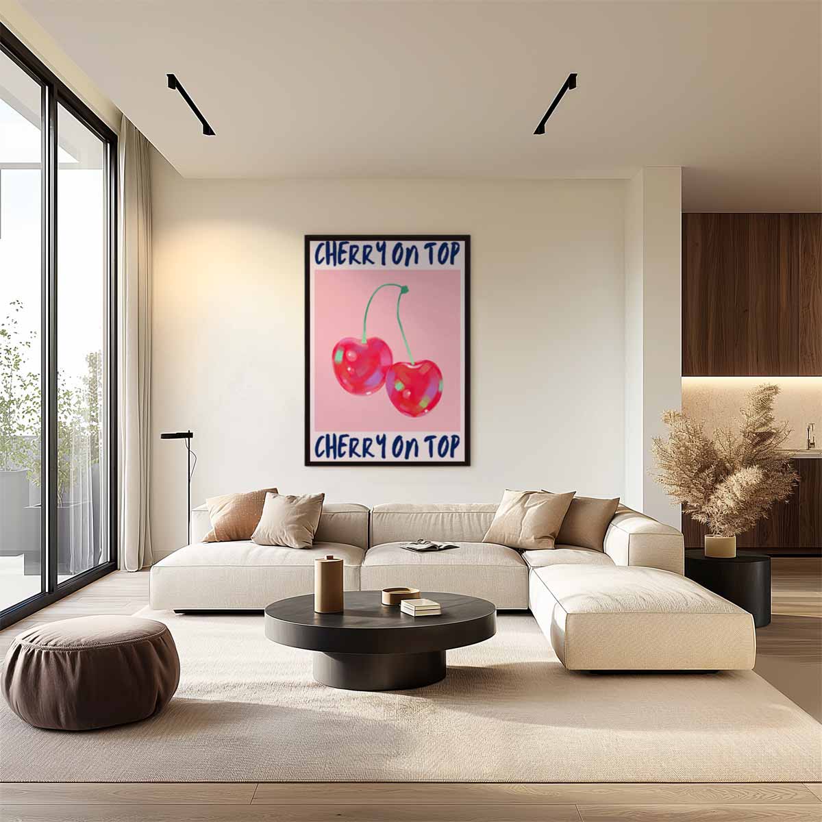 Cherry On Top Kunstwerk-canvas-dibond-plexiglas-wanddecoratie-WallArtistic