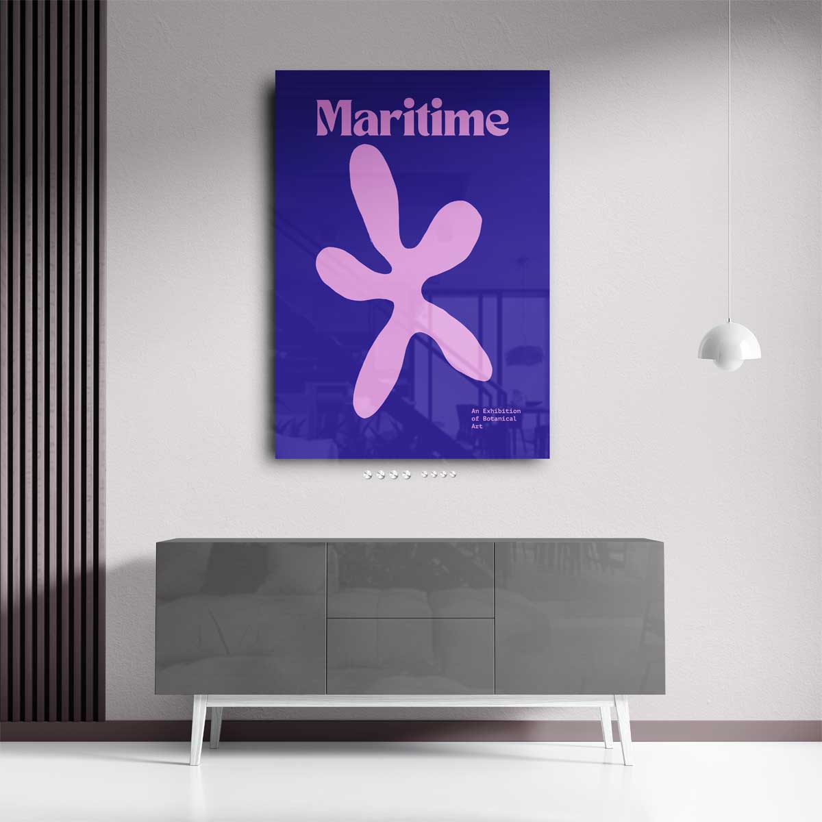 Maritieme Bloem Kunstwerk-canvas-dibond-plexiglas-wanddecoratie-WallArtistic