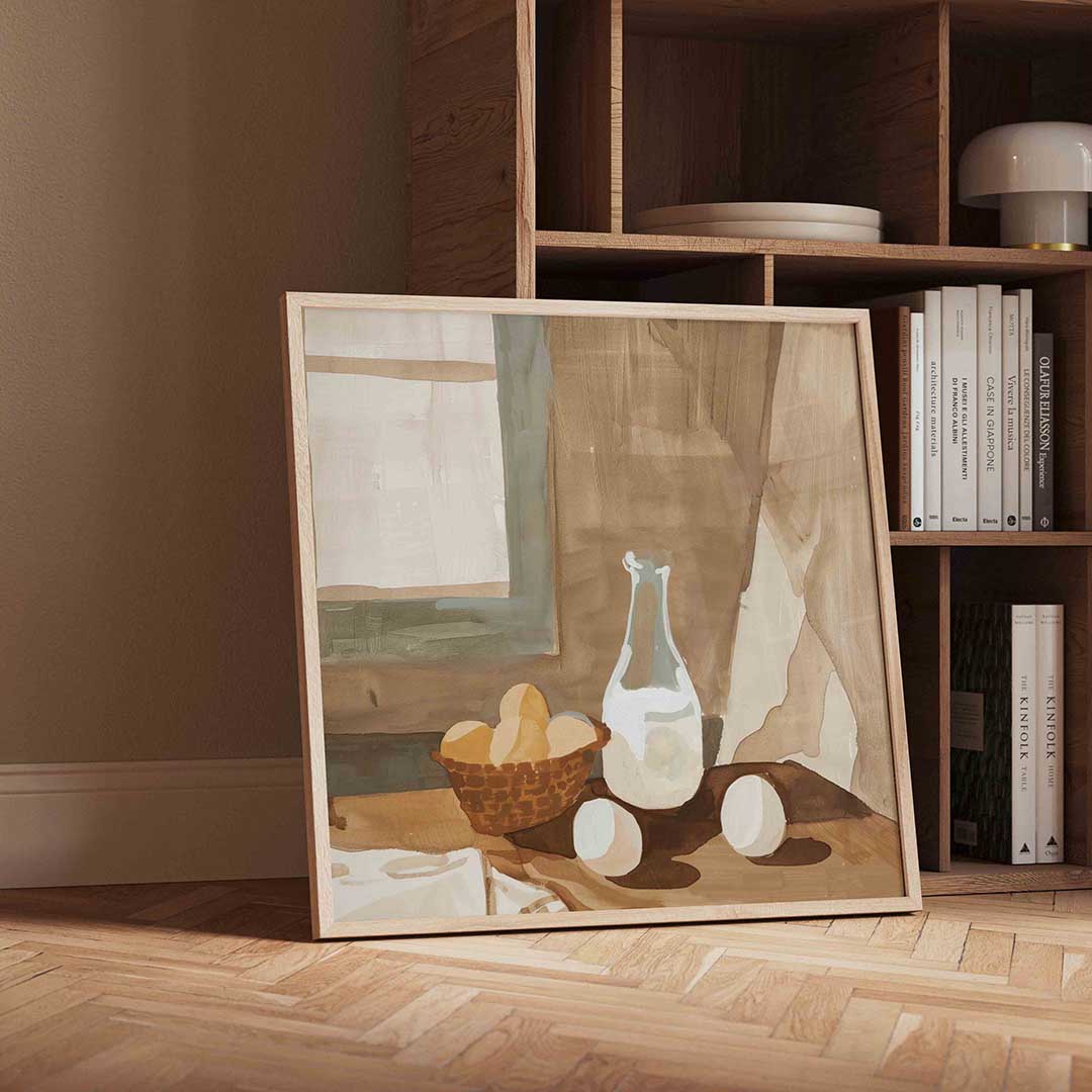 Stilleven met eieren Poster