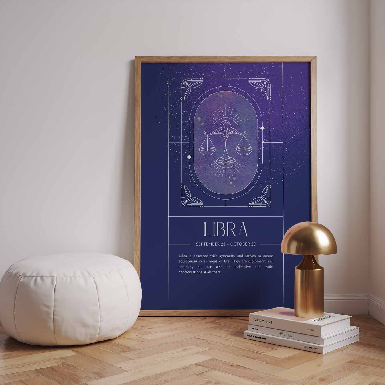 Libra Zodiac Poster-WallArtistic