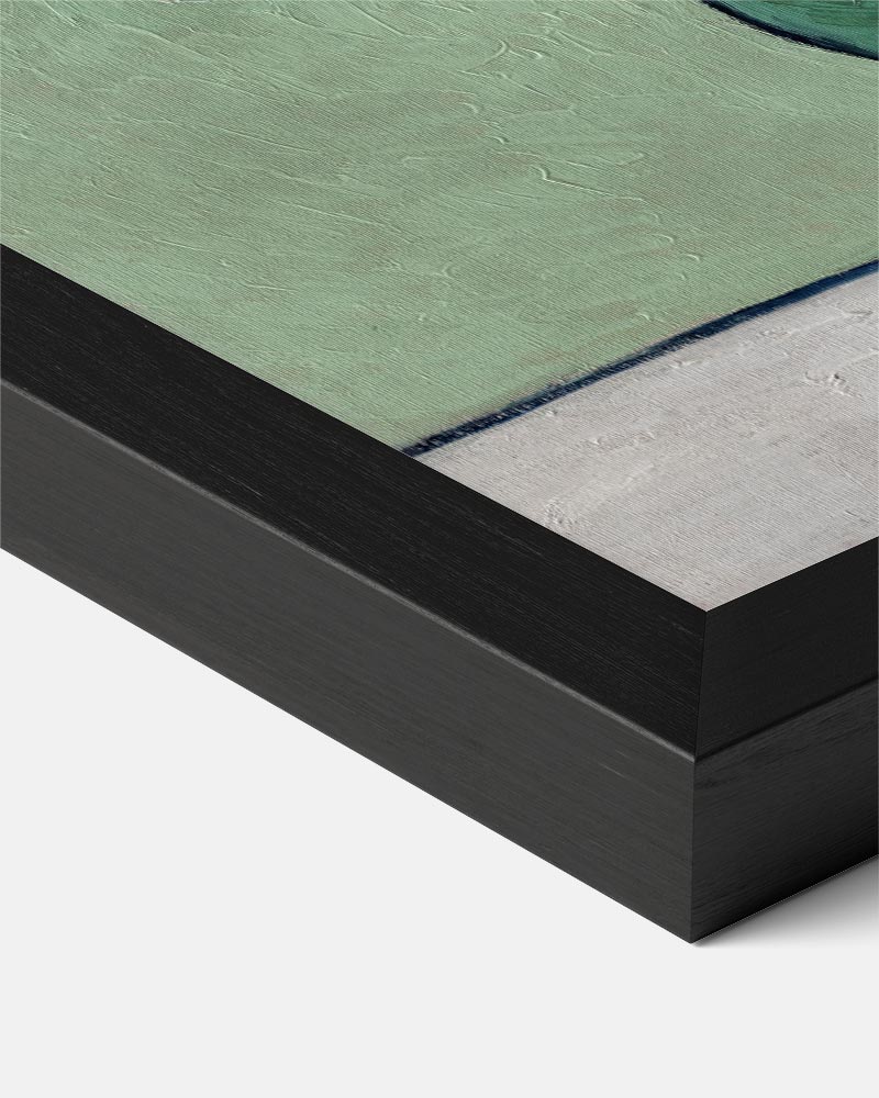 Bloemenpracht in Groen Poster-WallArtistic