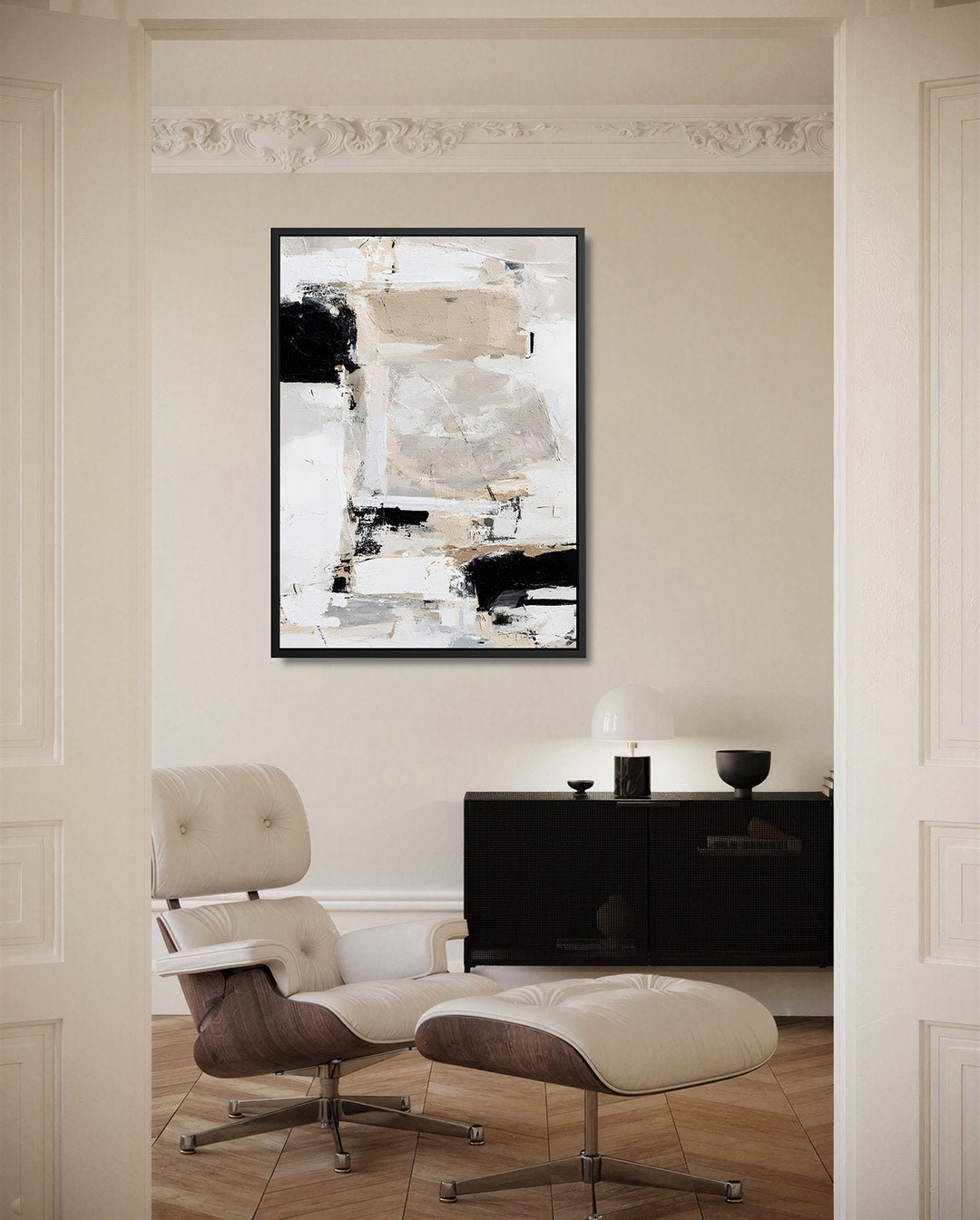 Neutrale compositie Kunstwerk