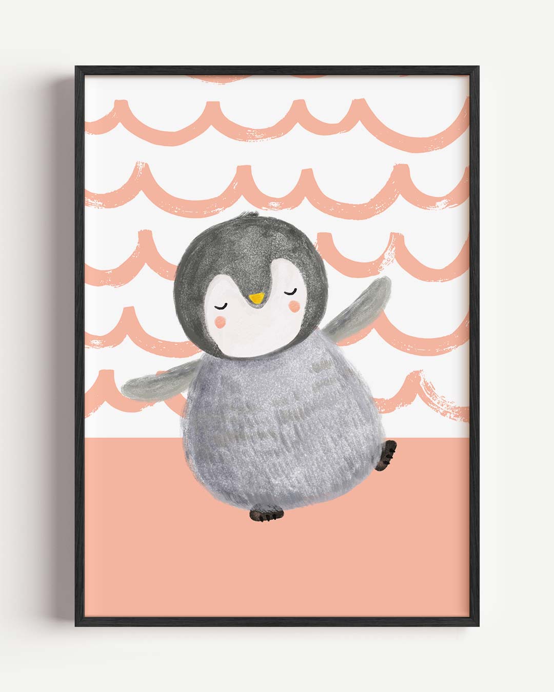 Schattige Pinguïn Kinderkamerposter-WallArtistic