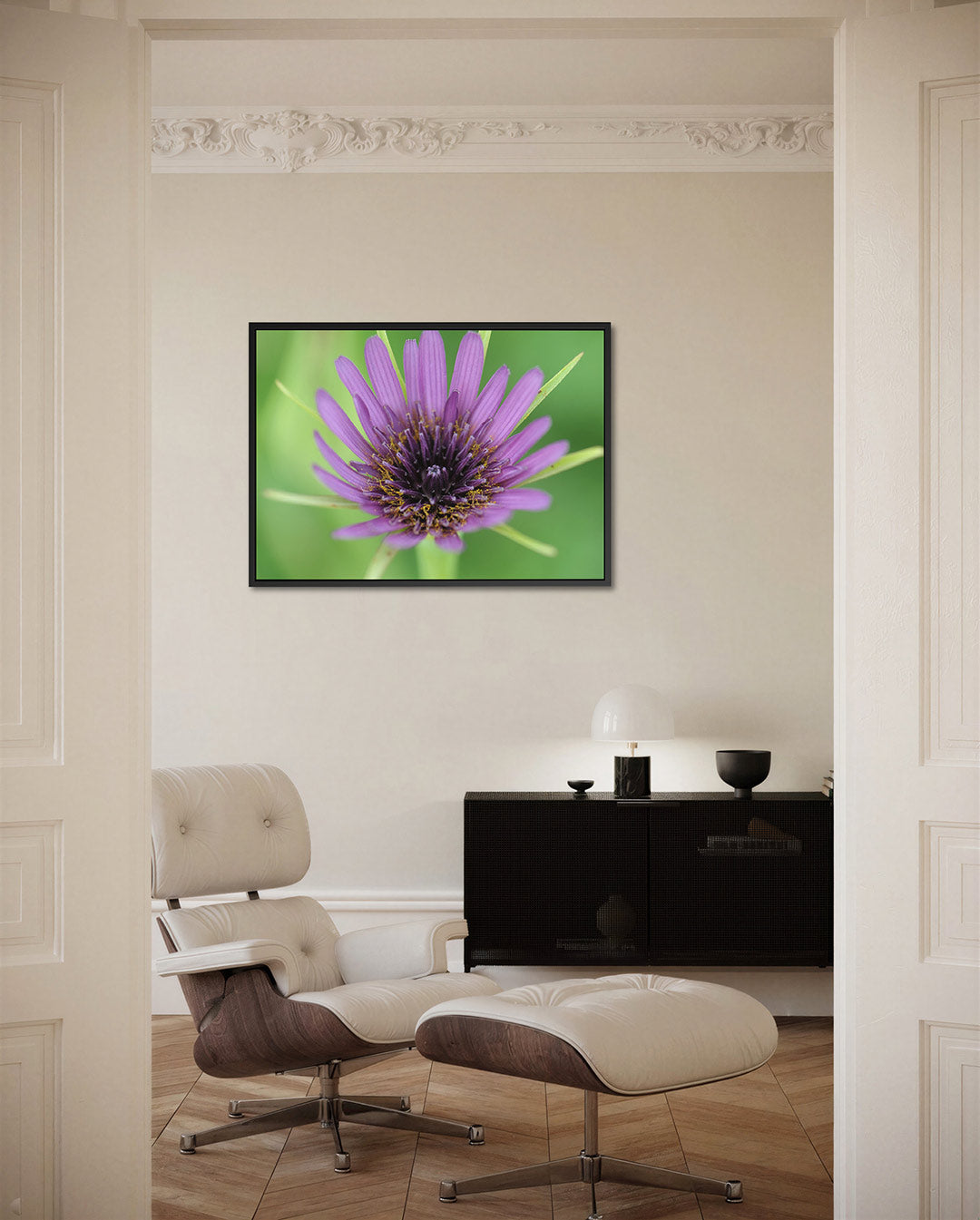 Bloem in detail Kunstwerk