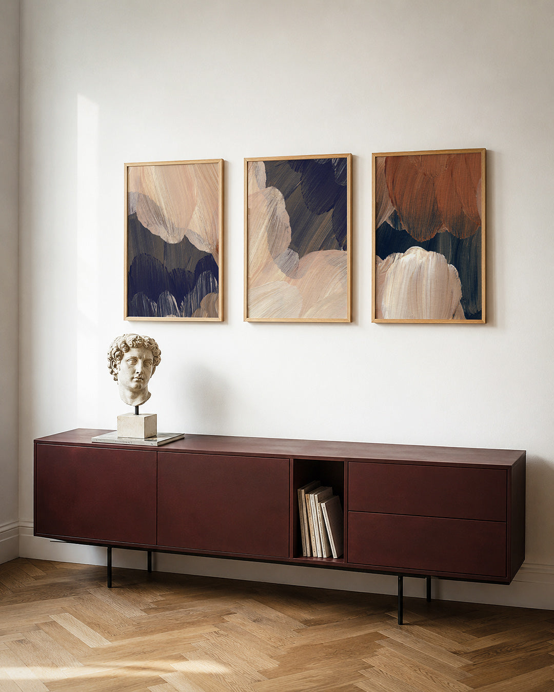 Kleurvlakken en lijnen Posterset