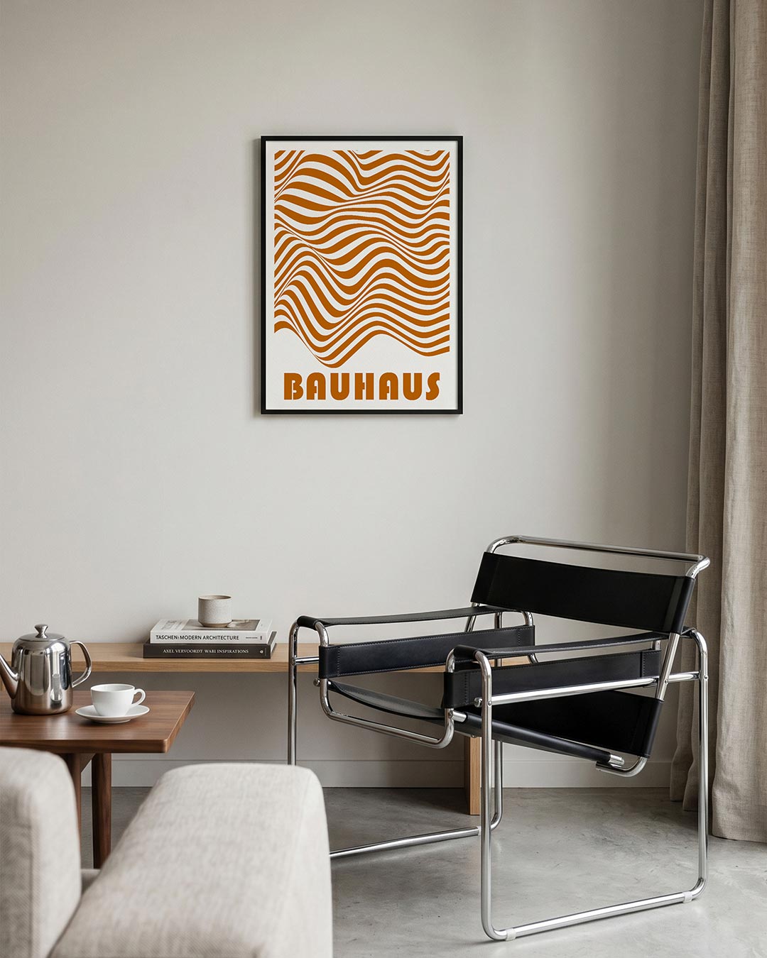 Golvend lijnenspel Poster