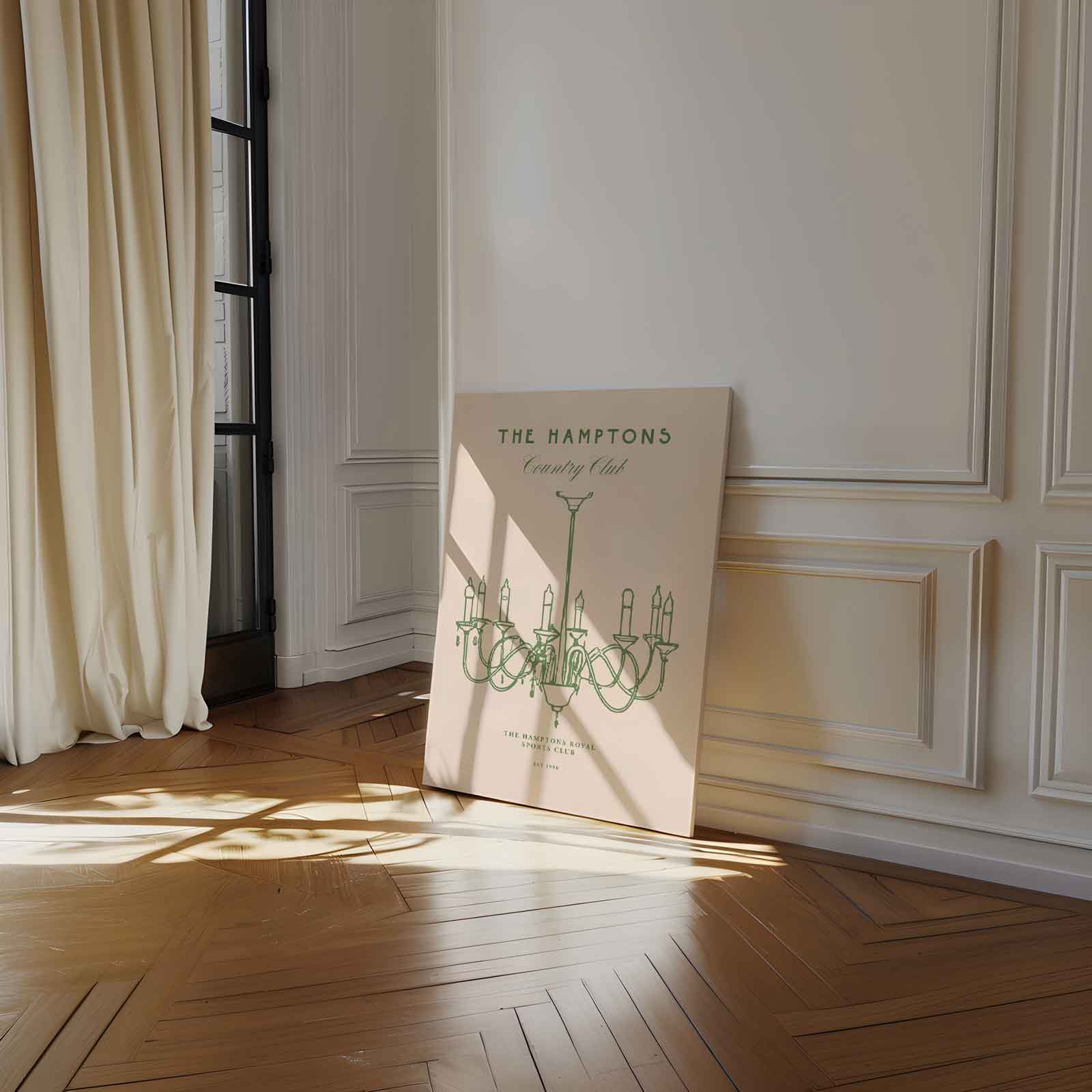 Elegante Kroonluchter Illustratie Kunstwerk-canvas-dibond-plexiglas-wanddecoratie-WallArtistic