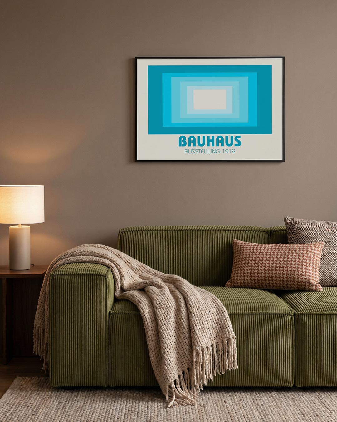 Vormritme en kleur Poster