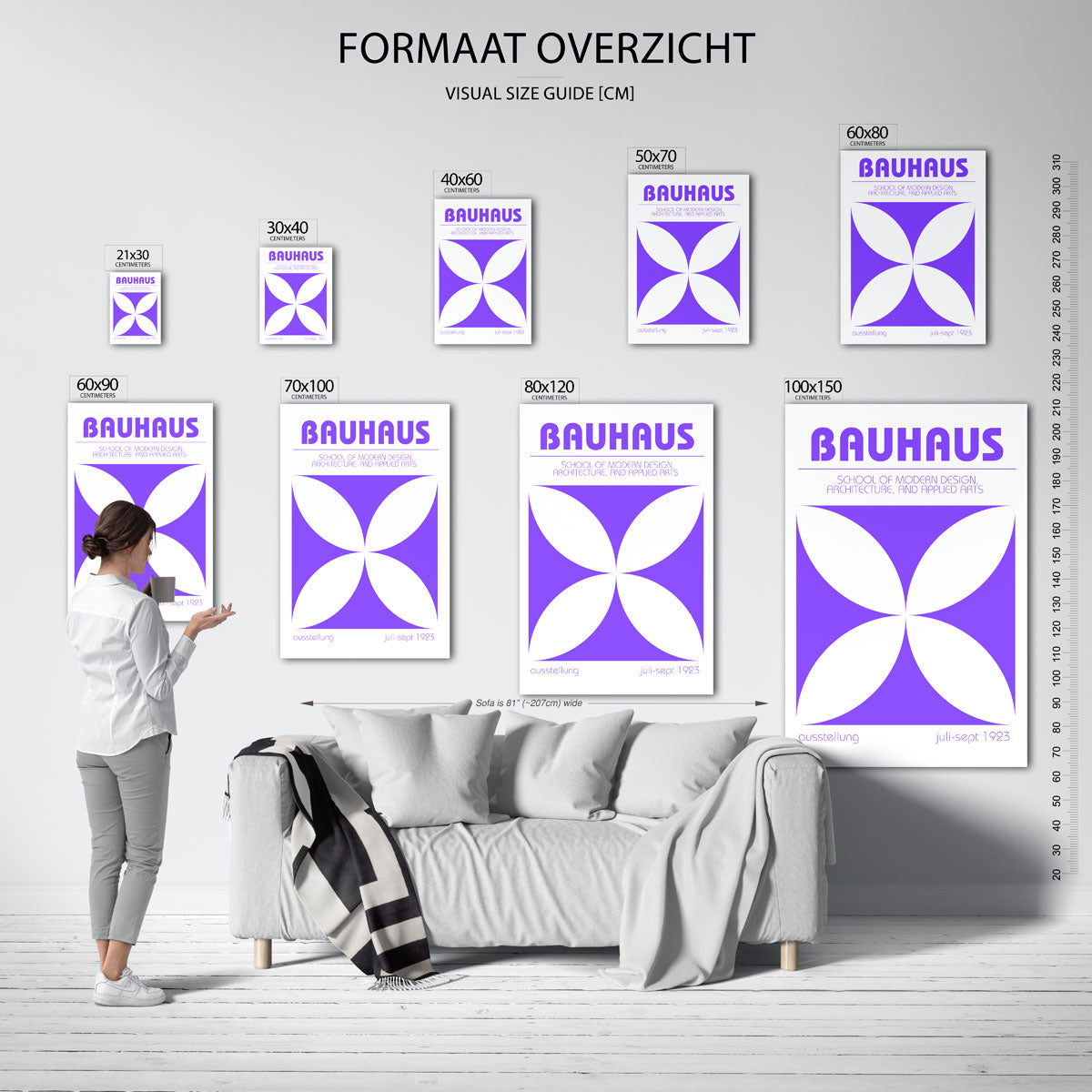 Vorm en kleur Poster