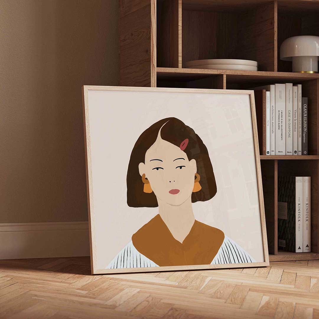 Vrouwelijk portret Poster