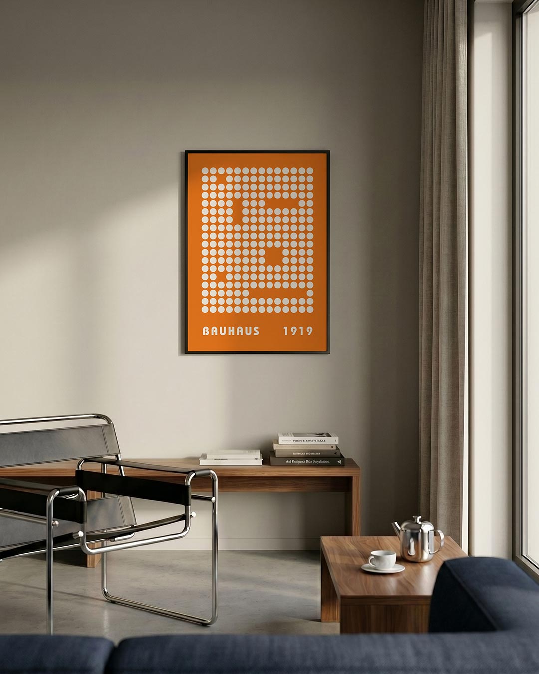 Cirkelpatroon en kleur Poster