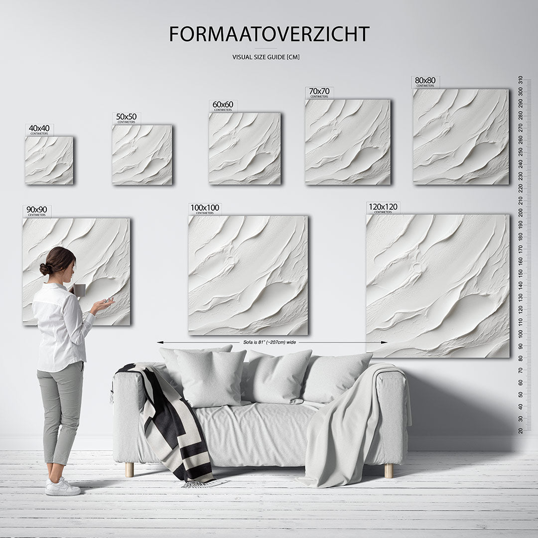Organische texturen Kunstwerk