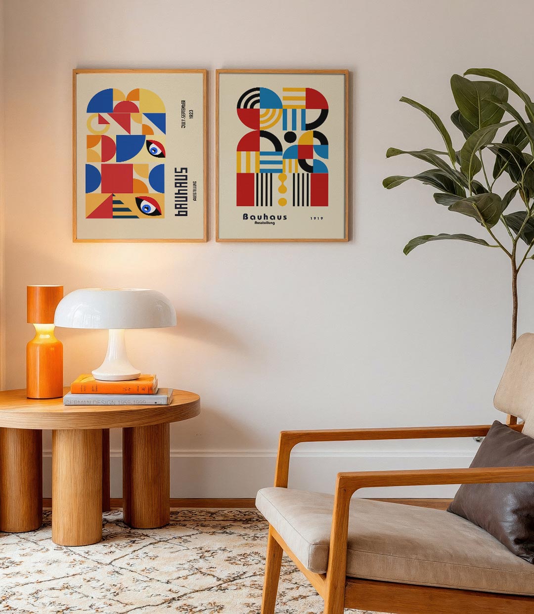 Kleurrijke vormen Posterset