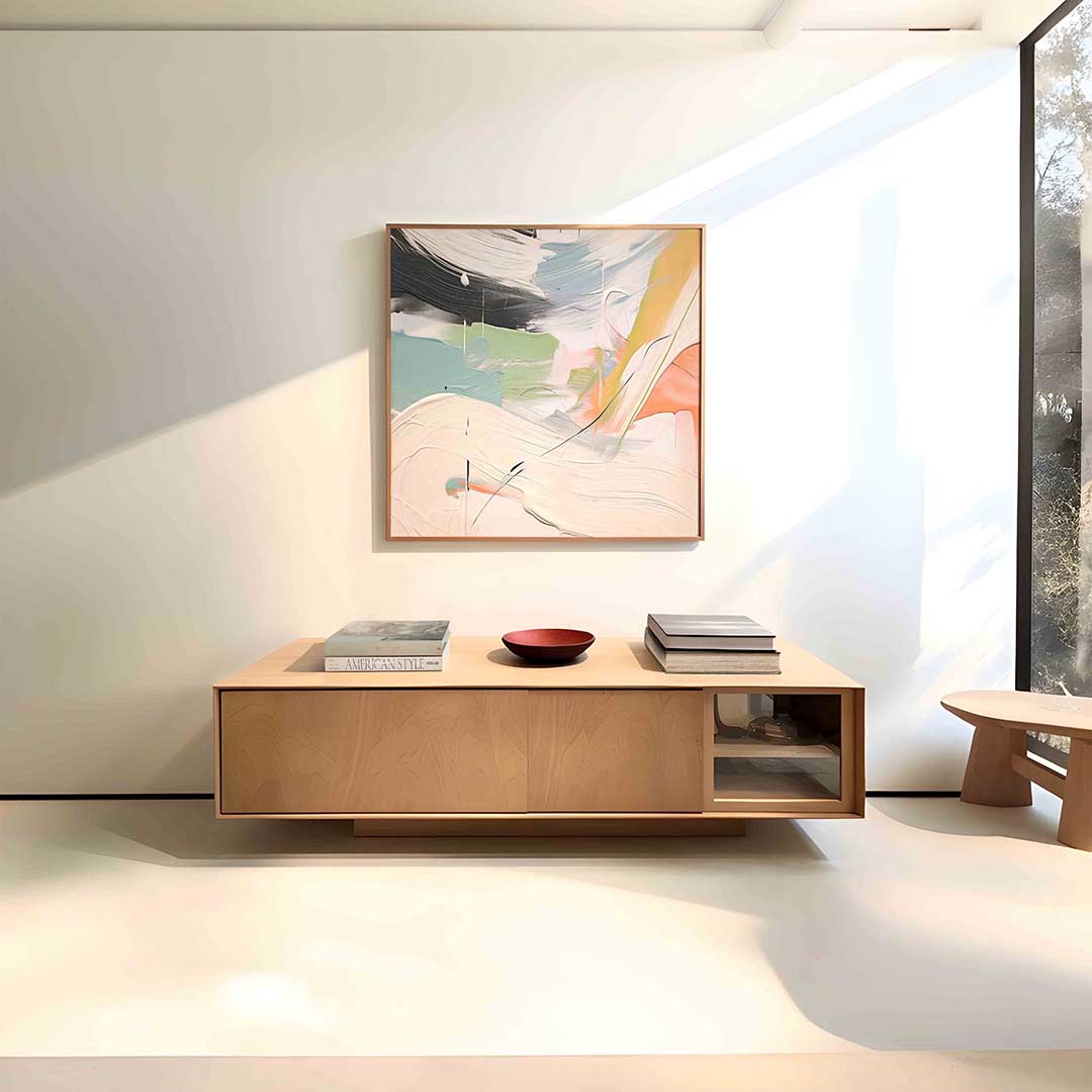 Abstracte kleurencompositie Poster