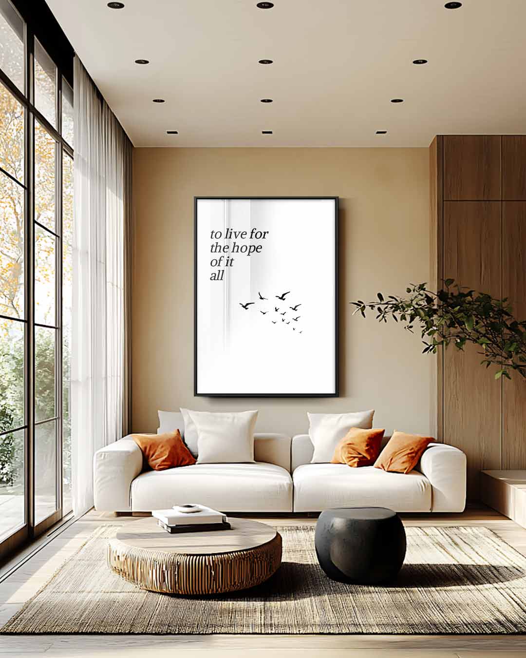 Vliegen in Hoop Kunstwerk-canvas-dibond-plexiglas-wanddecoratie-WallArtistic